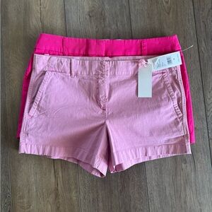 Vineyard Vine & J.Crew pink shorts New with tags size 4-6